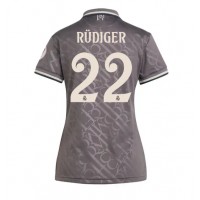 Real Madrid Antonio Rudiger #22 Tredjetrøje Dame 2024-25 Kortærmet